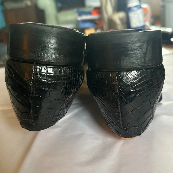 Mezlan Crocodile slip on shoes Size 12 - Picture 7 of 12